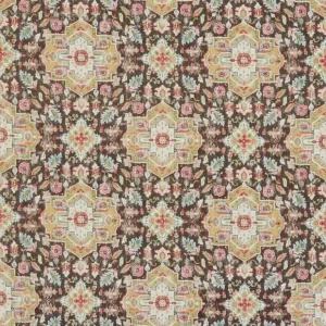brown misc linen fabric from Nina Campbell