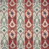 red traditional embroideried fabric from Nina Campbell