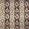 brown traditional embroideried fabric from Nina Campbell
