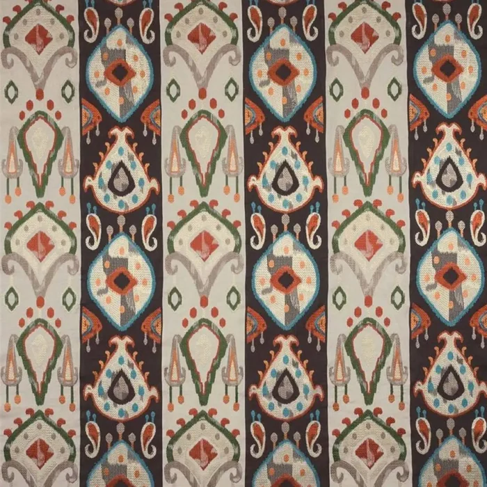 Khotan Fabric - Choc / Russet swatch