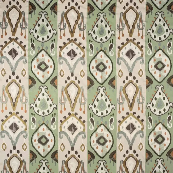 Khotan Fabric - Sage / Gold swatch
