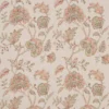 pink botanical linen fabric from Nina Campbell