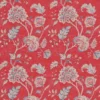 red botanical linen fabric from Nina Campbell