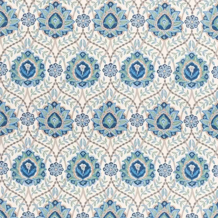 Topkapi Fabric - Blue / Green swatch