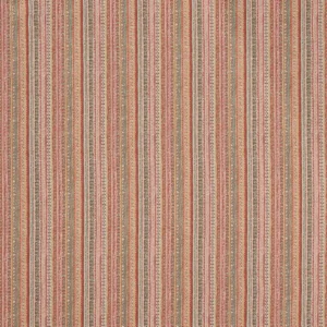 orange striped printed fabric from Nina Campbell
