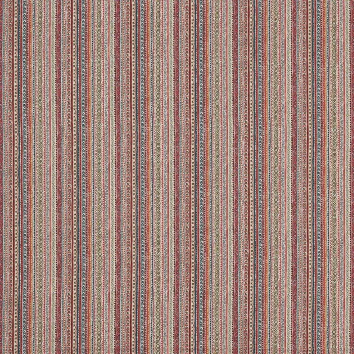 Tigris Fabric - Red / Teal swatch