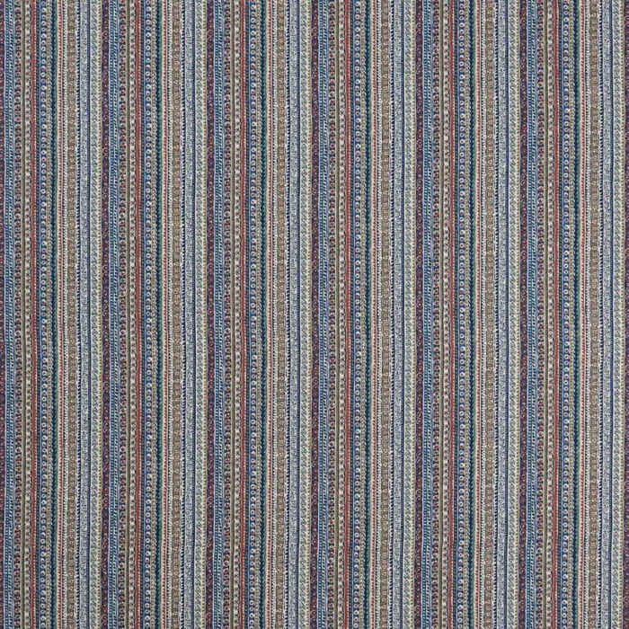Tigris Fabric - Blue / Red swatch