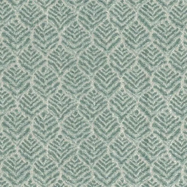 blue botanical jacquard fabric from Nina Campbell