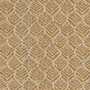 yellow botanical jacquard fabric from Nina Campbell