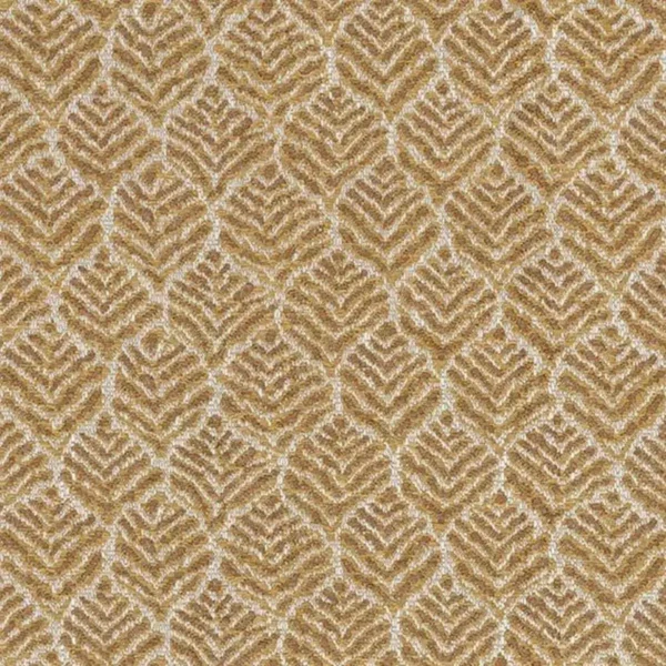 yellow botanical jacquard fabric from Nina Campbell