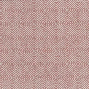 pink geometric jacquard fabric from Nina Campbell
