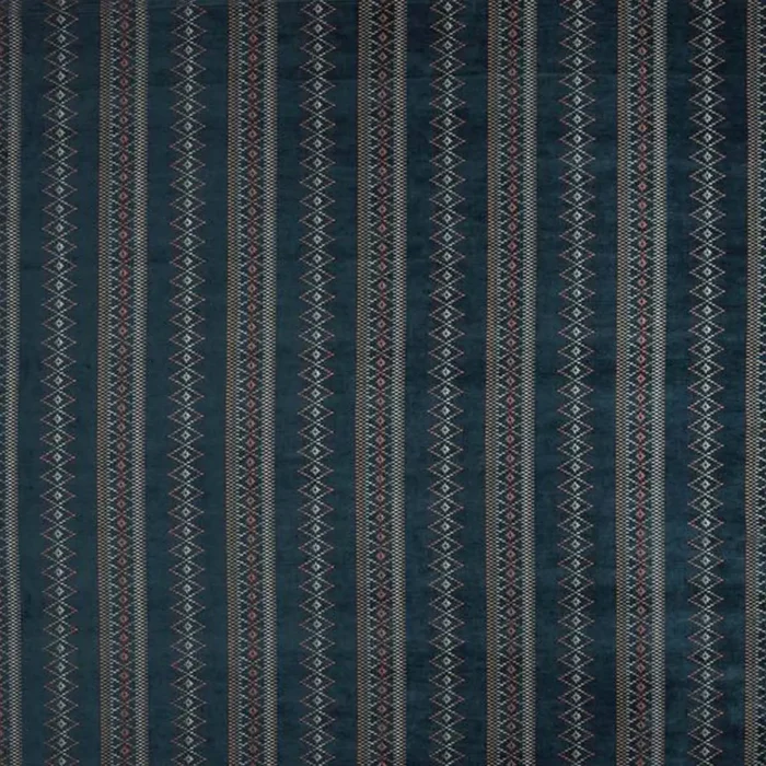 Turfan Fabric - Indigo swatch