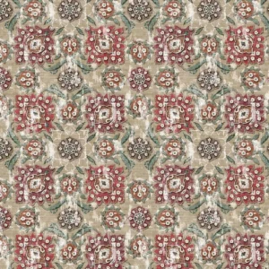 neutral botanical printed fabric from Nina Campbell
