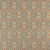orange botanical velvet-chenille fabric from Nina Campbell