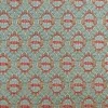 blue botanical velvet-chenille fabric from Nina Campbell