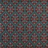 blue botanical velvet-chenille fabric from Nina Campbell