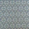blue botanical velvet-chenille fabric from Nina Campbell