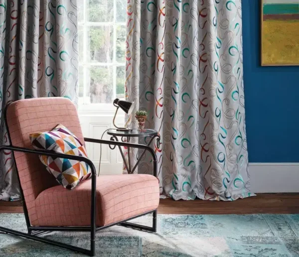 Cervo Fabric - Indigo / Turquoise / Copper by Cervo Fabric - Indigo / Turquoise / Copper from
