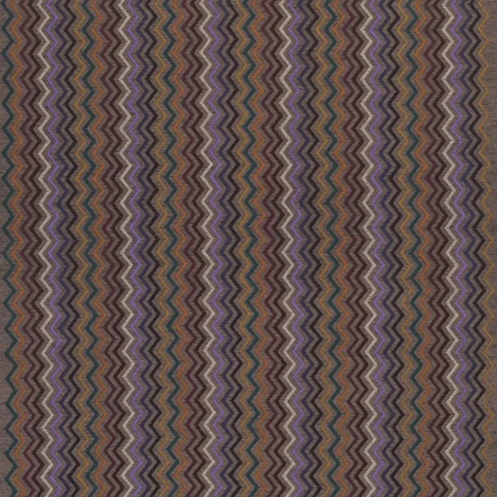 Taggia Fabric - Plum / Mandarin / Raspberry swatch