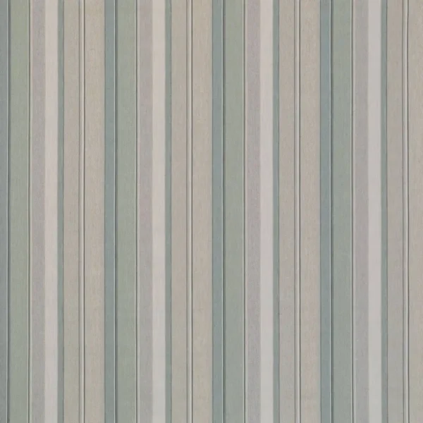 Spiaggia Fabric - Linen / Stone / Celadon by multicolour striped woven fabric from Osborne & Little