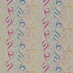 multicolour misc embroideried fabric from Osborne & Little