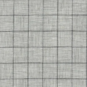 black-grey geometric woven fabric from Osborne & Little