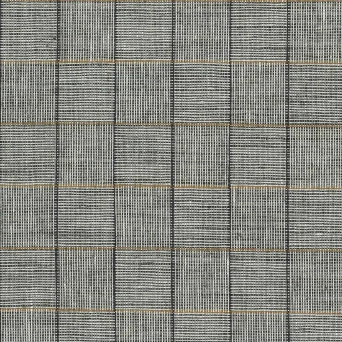 Calli Fabric - Charcoal / Copper swatch