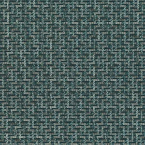 blue geometric woven fabric from Osborne & Little