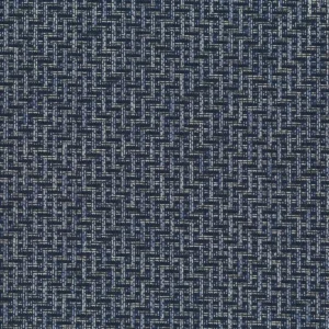 blue geometric woven fabric from Osborne & Little