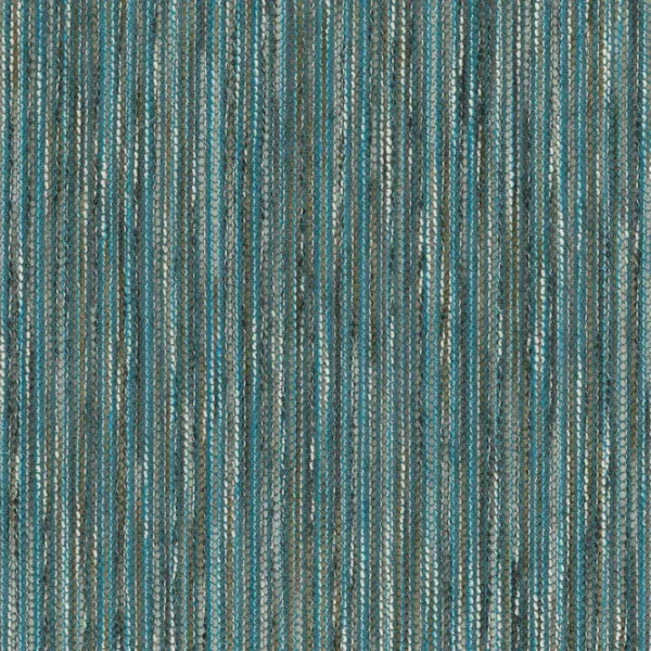 Barbana Fabric - Turquoise by blue plain woven fabric from Osborne & Little