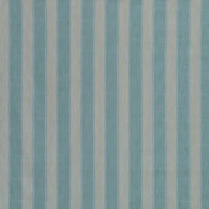 blue striped woven fabric from Osborne & Little