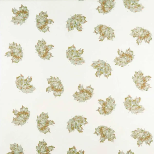 Sycamore Sheer Fabric - Duck Egg by blue botanical embroideried fabric from Osborne & Little