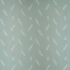 green botanical embroideried fabric from Osborne & Little