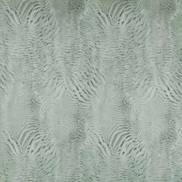 Caracal Fabric - Eau de Nil by blue misc jacquard fabric from Osborne & Little