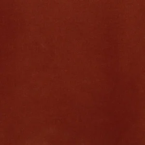 red plain velvet-chenille fabric from Osborne & Little