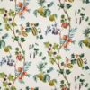 green botanical linen fabric from Osborne & Little