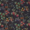 blue botanical velvet-chenille fabric from Osborne & Little