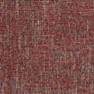 red plain velvet-chenille fabric from Osborne & Little