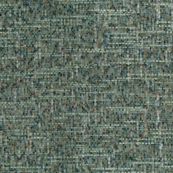 Lumiere Fabric - Duck Egg by green plain velvet-chenille fabric from Osborne & Little
