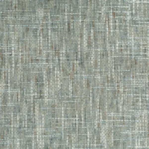 Lumiere Fabric - Sky by white plain velvet-chenille fabric from Osborne & Little