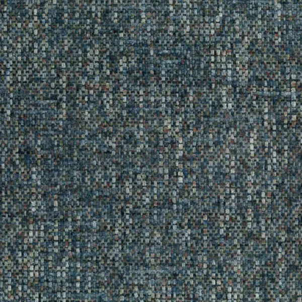 Lumiere Fabric - Navy by blue plain velvet-chenille fabric from Osborne & Little