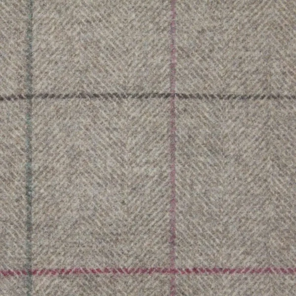 Herringbone Pane Fabric - Sandstone by Herringbone Pane Fabric - Sandstone from