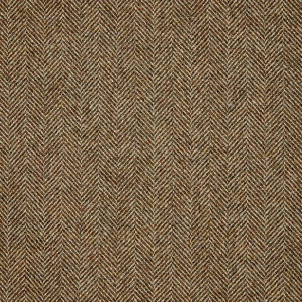 Herringbone Fabric - Ochre by Herringbone Fabric - Ochre from
