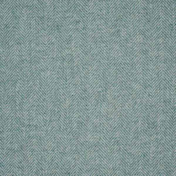 Herringbone Fabric - Aqua from