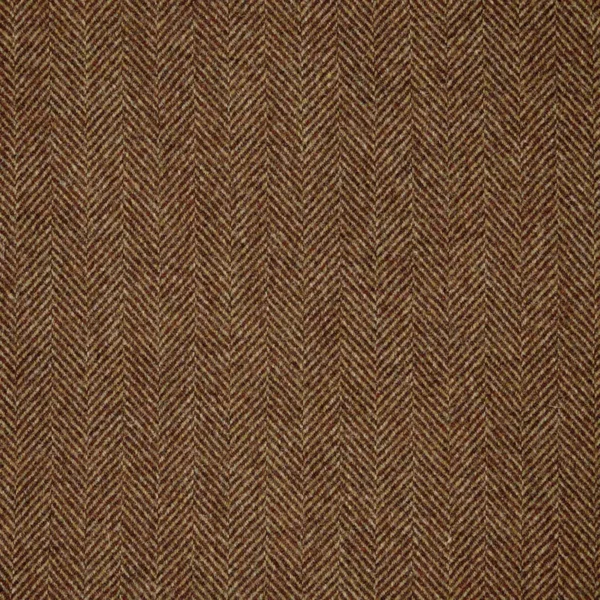Herringbone Fabric - Rust by Herringbone Fabric - Rust from