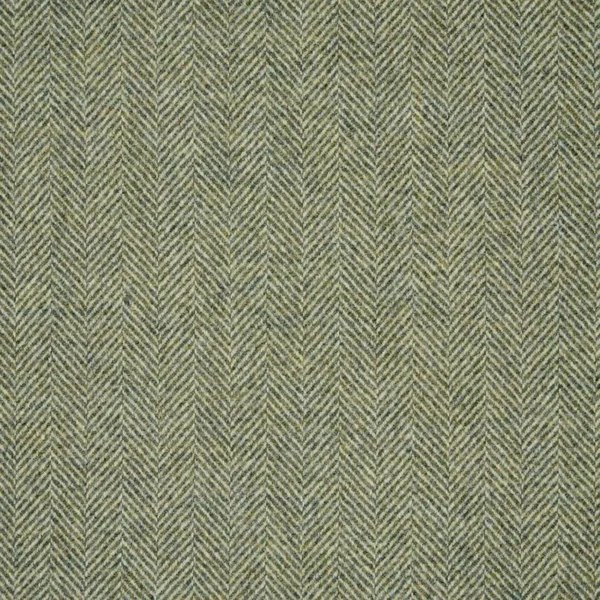 Herringbone Fabric - Dark Sage from