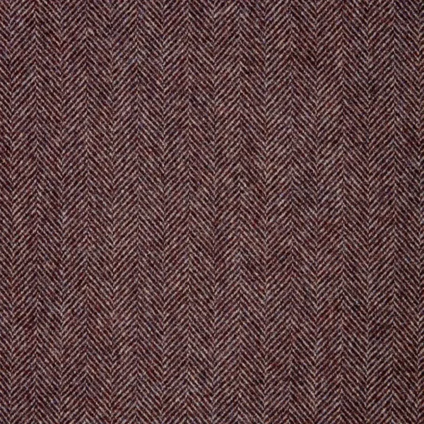 Herringbone Fabric - Blackberry from