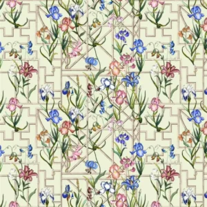 multicolour botanical cotton fabric from Christian Lacroix
