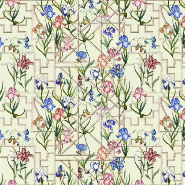 multicolour botanical cotton fabric from Christian Lacroix
