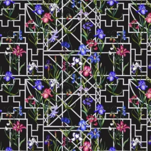 multicolour botanical cotton fabric from Christian Lacroix